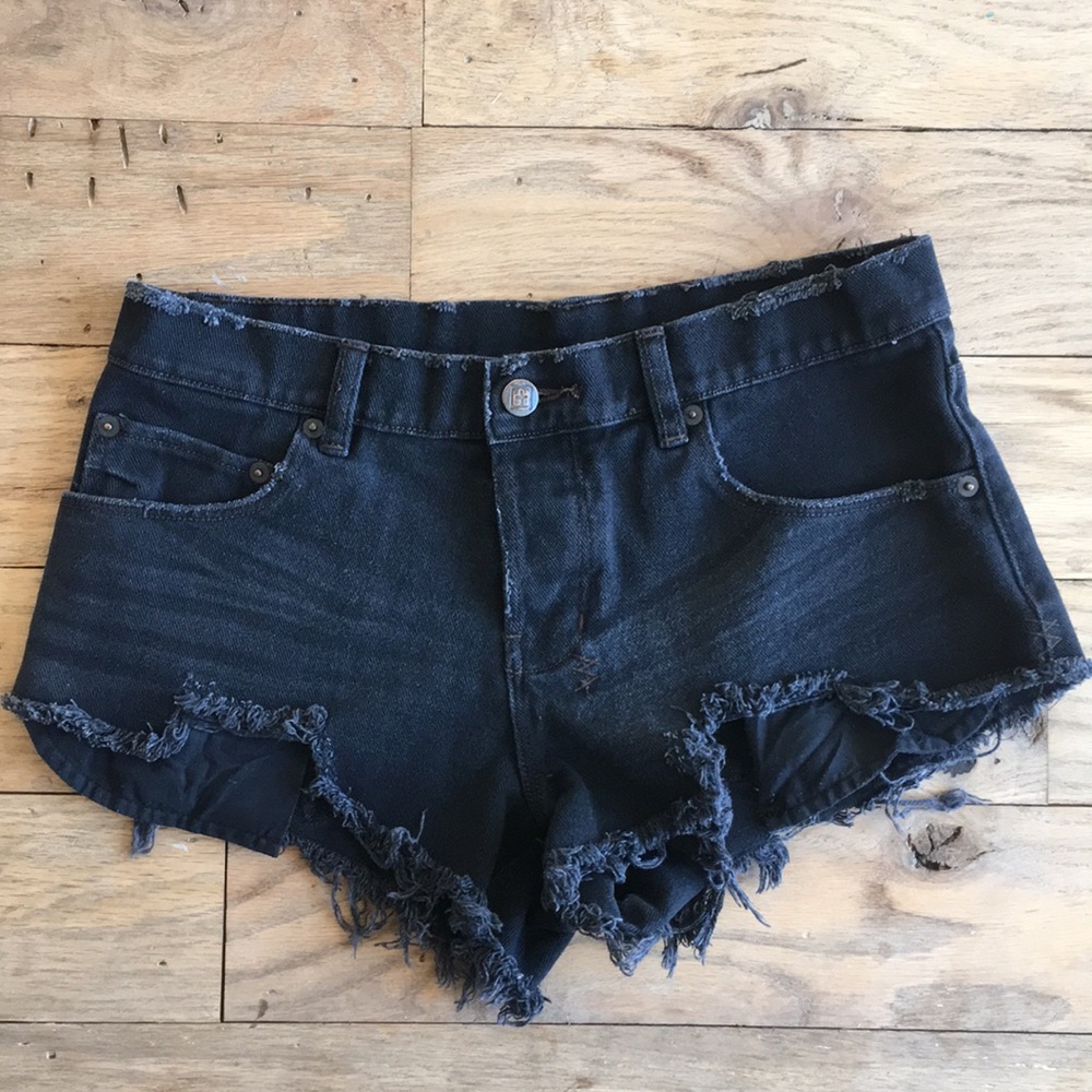 Ksubi distressed denim short size 26